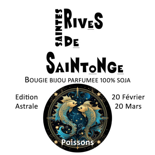 bougie bijou astrale poissons